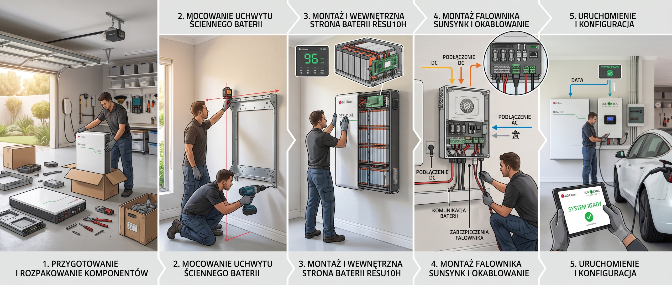 Magazyn energii — montaż i detale instalacji