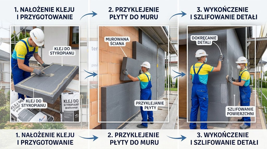 Docieplanie elewacji — prace zespołu PGO